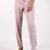 PANTALONI SIGARETTA A COSTINE - Rosa, S