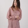 CAMICIA A RIGHE CON MANICA A PALLONCINO - Rosso, TU