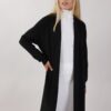 CARDIGAN IN VISCOSA CON TASCHE - Black, TU