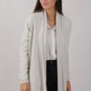 CARDIGAN CON REVERSE - Chalk, TU