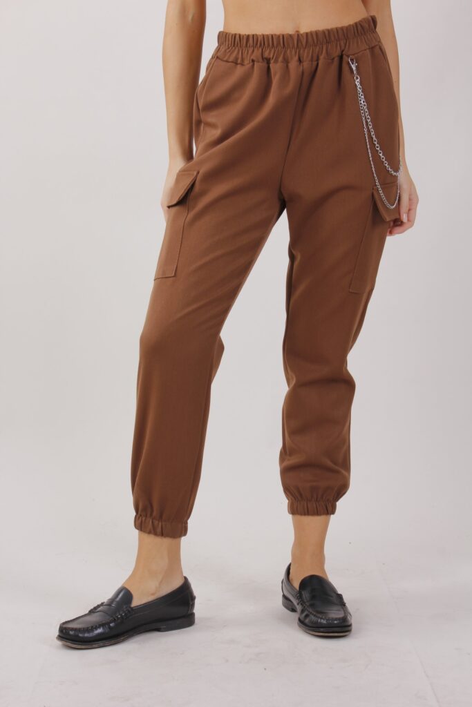 PANTALONE CON CATENA - Moro, S 