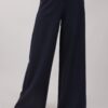 PANTALONE PALAZZO CON DOPPIA ABBOTTONATURA - Blue, S