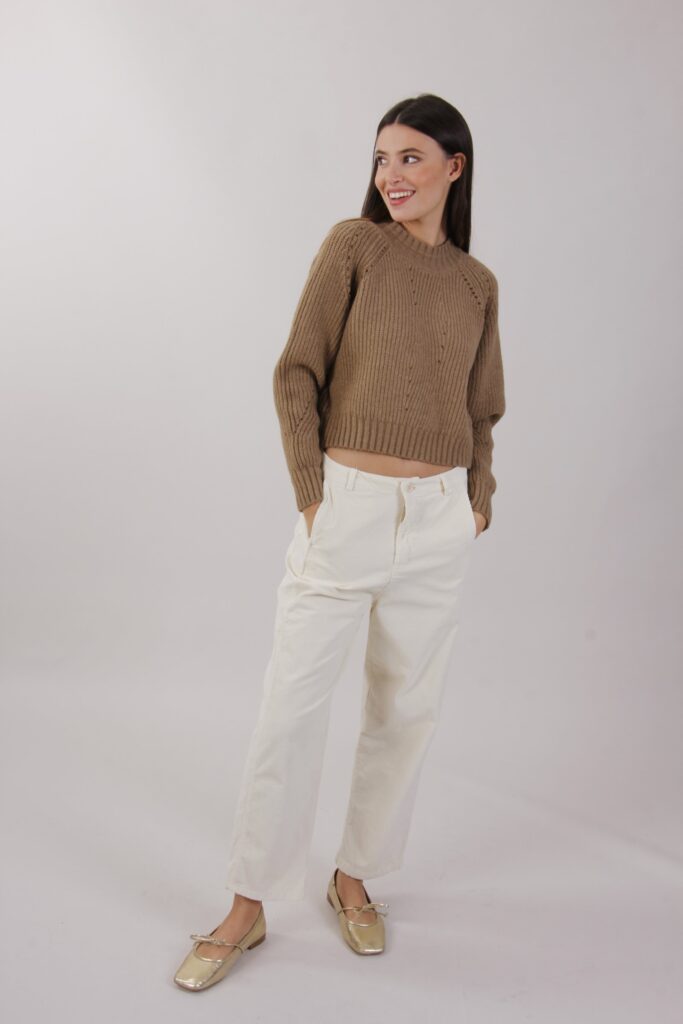 PANTALONE A COSTINE RELAXED FIT 