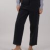 PANTALONE A COSTINE RELAXED FIT - Black, XS