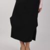 GONNA ARRICCIATA SUI LATI - Black, 2