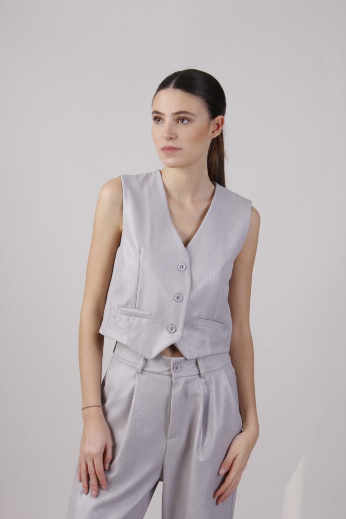 GILET IN LUREX 