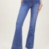 JEANS A ZAMPA CON TASCHE FRONTALI - Denim, XS