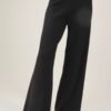 PANTALONE PALAZZO IN MAGLIA - Black, TU