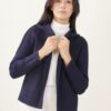 CARDIGAN CORTO CON CAPPUCCIO - Navy, TU