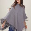 PONCHO CON FRANGE - Scuro, TU