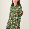 CAMICIA IN VISCOSA FANTASIA A MACCHIE - Green Pattern, M