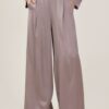 PANTALONI A PALAZZO SATIN - Mud, M