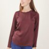 BLUSA IN PURA VISCOSA - Bordeaux, M