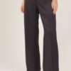 PANTALONI IN FELPA A PALAZZO - Black, M