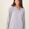 MAGLIA CON CUCITURA SUL DAVANTI E TRECCIA LATERALE - Pearl, TU