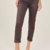 PANTALONI A SIGARETTA 5 TASCHE - Dark Brown, M