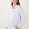 CAMICIA A RIGHE "DUMPLING COMPANY" - Blue, TU