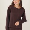 FELPA PUNTO MILANO - Dark Brown, M