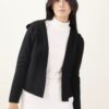 CARDIGAN CORTO CON CAPPUCCIO - Black, TU