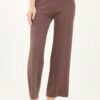 PANTALONI IN MAGLIA CON COULISSE - Dark Brown, TU