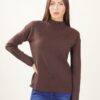 MAGLIA A POIS - Dark Brown, TU