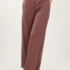 PANTALONI FELPATI A PALAZZO - Dark Brown, TU