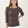 MAGLIA ADERENTE CON MANICA A 3/4 - Military Olive, TU