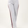 PANTALONI IN FELPA A PALAZZO CON BANDE LATERALI - Pearl, S