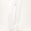 PANTALONI IN FELPA A PALAZZO - Cream, M