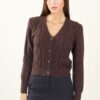 CARDIGAN CON TRECCE - Moro, TU