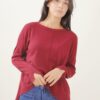 MAGLIA PARICOLLO CON DUE LINEE FRONTALI - Bordeaux, TU