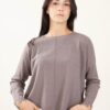 MAGLIA PARICOLLO CON DUE LINEE FRONTALI - Cappuccino, TU