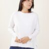 MAGLIA PARICOLLO CON DUE LINEE FRONTALI - Cream, TU