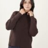 MAGLIA CON TRAMA A ROMBI - Dark Brown, TU