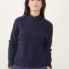 MAGLIA CON TRAMA A ROMBI - Navy, TU