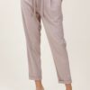 PANTALONI CON FIOCCO IN VITA - Beige, M