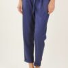 PANTALONI CON FIOCCO IN VITA - Blue, M