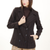 CAPPOTTO GESSATO CORTO - Dark Brown, M