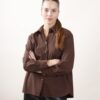 CAMICIA OVERSIZE IN COTONE - Moro, TU