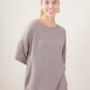 BLUSA IN CRÊPE DI VISCOSA CON DETTAGLI IN LUREX - Mud, TU