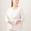 BLUSA IN CRÊPE DI VISCOSA CON DETTAGLI IN LUREX - Lana, TU