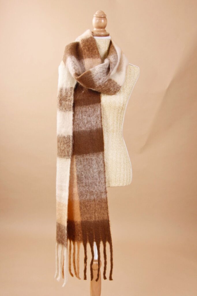 SOFT CHECK SCARF 