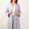 CARDIGAN LUNGO CON TASCHE - Grey, TU