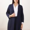 CARDIGAN LUNGO CON TASCHE - Navy, TU