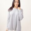 MAGLIA IN LUREX CON CUCITURA FRONTALE - Perla, TU