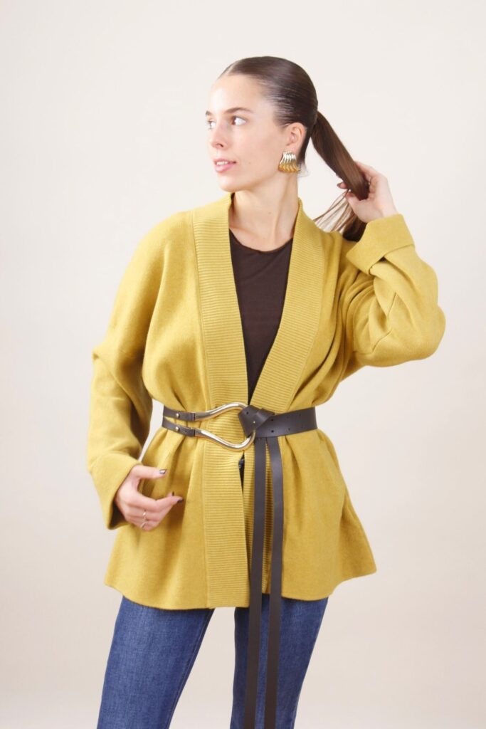 CARDIGAN MANICA KIMONO 