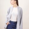 CARDIGAN MANICA KIMONO - Pearl, TU