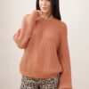 MAGLIONE CON MICROPAILLETTES - Cannella, TU