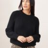 MAGLIONE CON MICROPAILLETTES - Black, TU