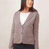 BLAZER IN MAGLIA - Cappuccino, TU